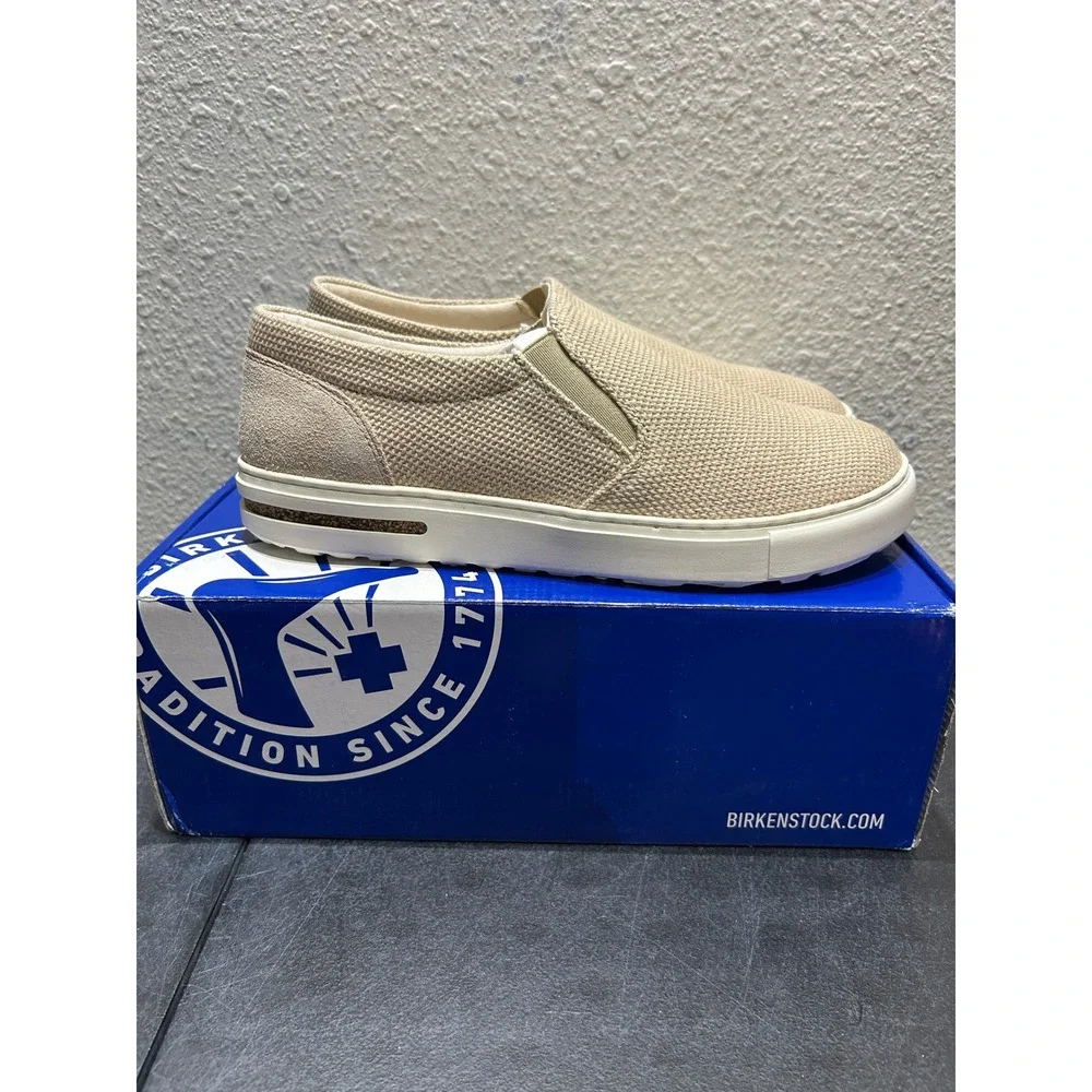 Birkenstock Oswego Textile Sandcastle Beige EU 41 US L10 M8 Mens Womens